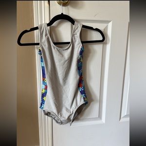 Custom leotard for autism awareness